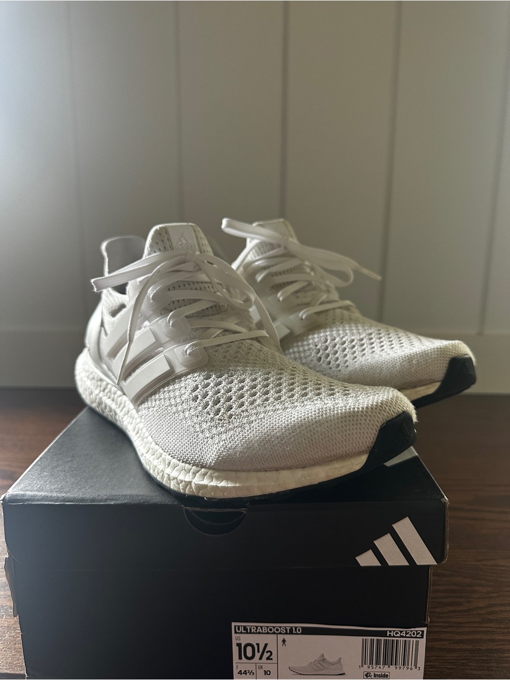 adidas Ultraboost Athletic Running Shoes in White
